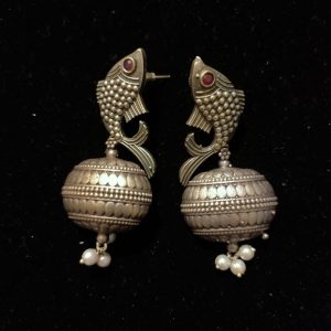 Silver replica ear rings